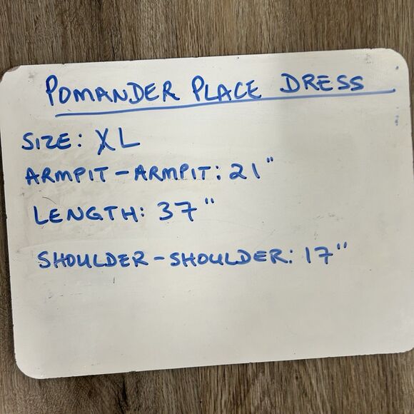 Tuckernuck Pomander Place Quinn Dress XL Blue White Colorblock Preppy Boho NEW - Picture 15 of 15